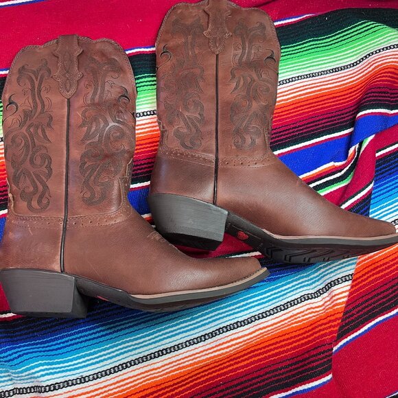 Ladies Western/ Cowboy Boots, size 9, Leather - Picture 1 of 15
